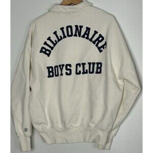 Billionaire Boys Club Quarter Zip Sweatshirt College BBC IceCream EU White Large